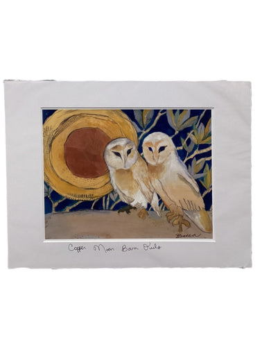 Copper Moon Barn Owls - Print - 11