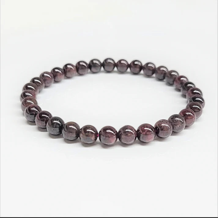 Garnet Bracelet - 6mm