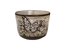 Dish with Butterfly - Black and White