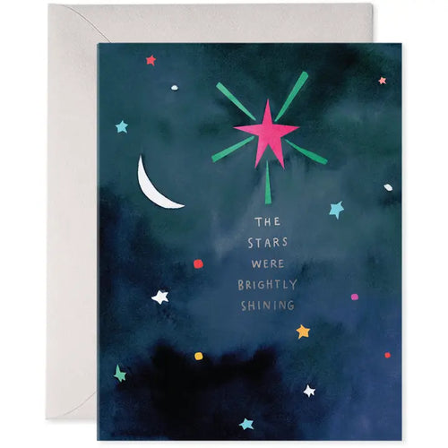 Brightly Shining Stars - Christmas Holiday Card