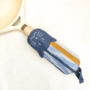 Cat Skillet Handle Holder - Rainbow