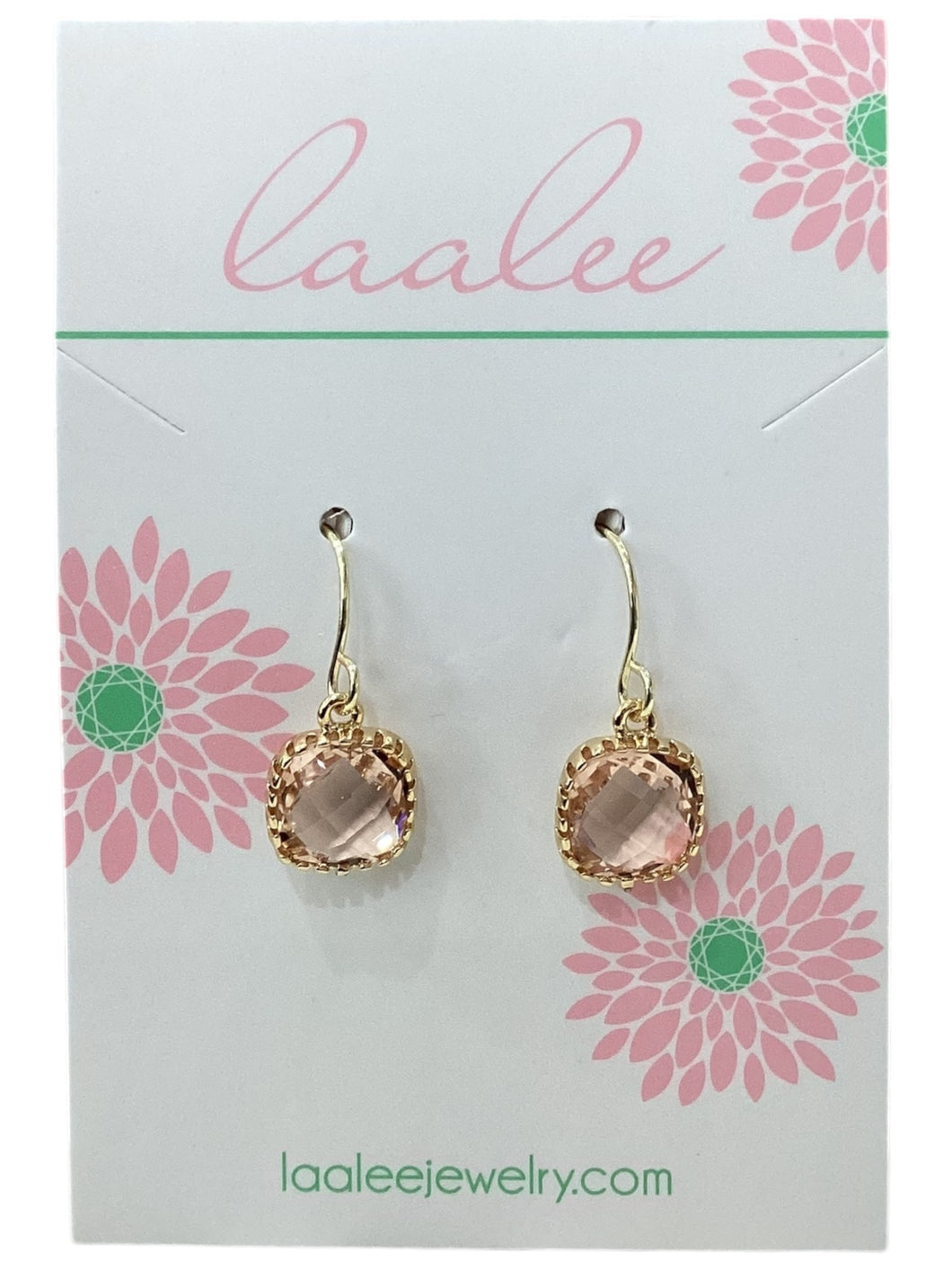 Dainty Champagne Blush Earrings