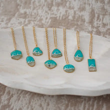 Custom Sand Necklace Wave -Gold