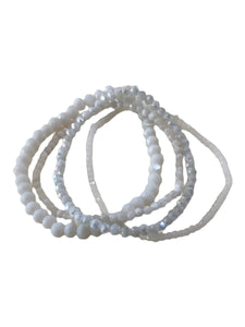 Crystal Bracelet - Set of 4 - Snow