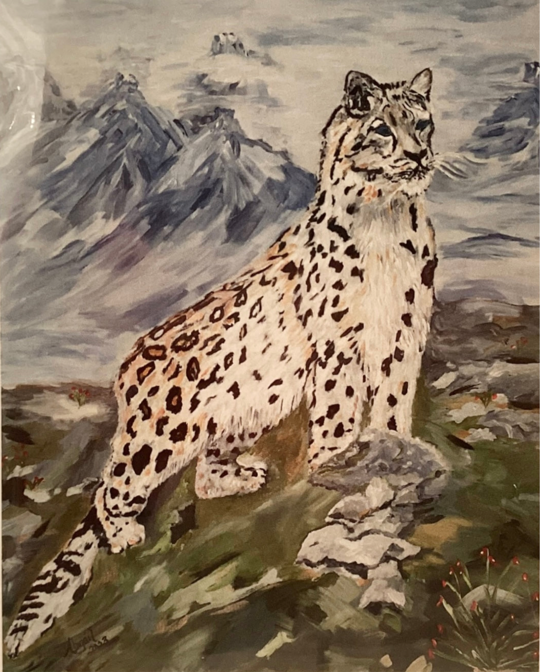 Snow Leopard - Note Card