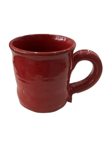 Handmade Pottery Mug - Red