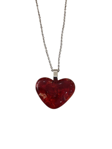 Red Heart Necklace