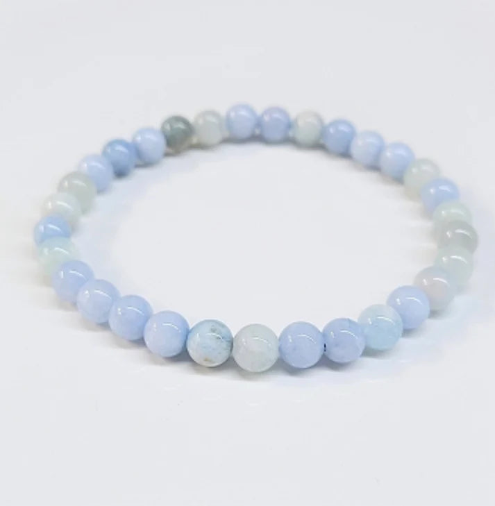 Aquamarine Bracelet - 6mm