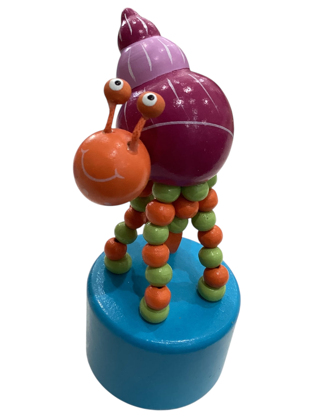 Ocean Critter Push Puppet - Hermit Crab