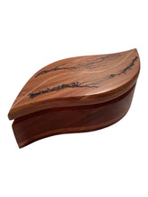 Burned Leaf Jewelry Box