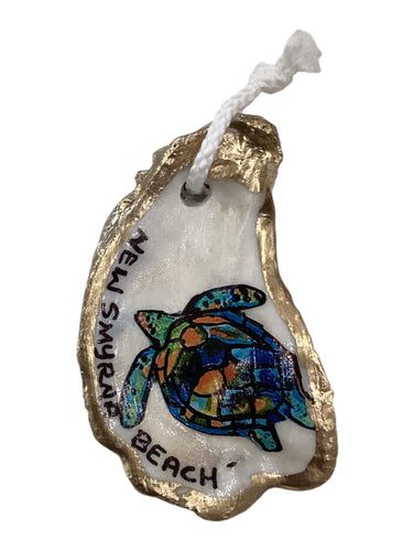 Blue Turtle Ornament