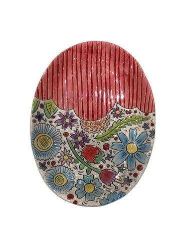 Large Flower Dish