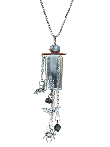 Silverware Bat Houses Necklaces
