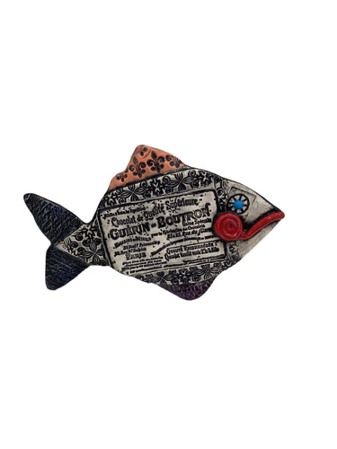 Ceramic Fish - Paris Chocolate