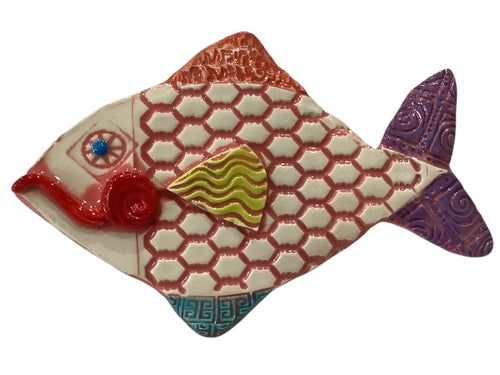 Ceramic Fish - Hexagon, Music Notes & Shapes