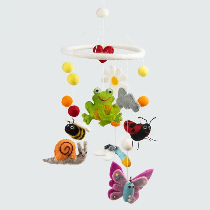 Children Mobile - Spring Garden Friends
