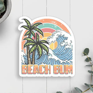 Beach Bum Vinyl Sticker