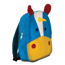 Turquoise and Yellow Unicorn Felted Backpack