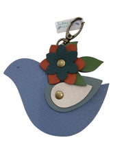 Leather Bird Purse Charm