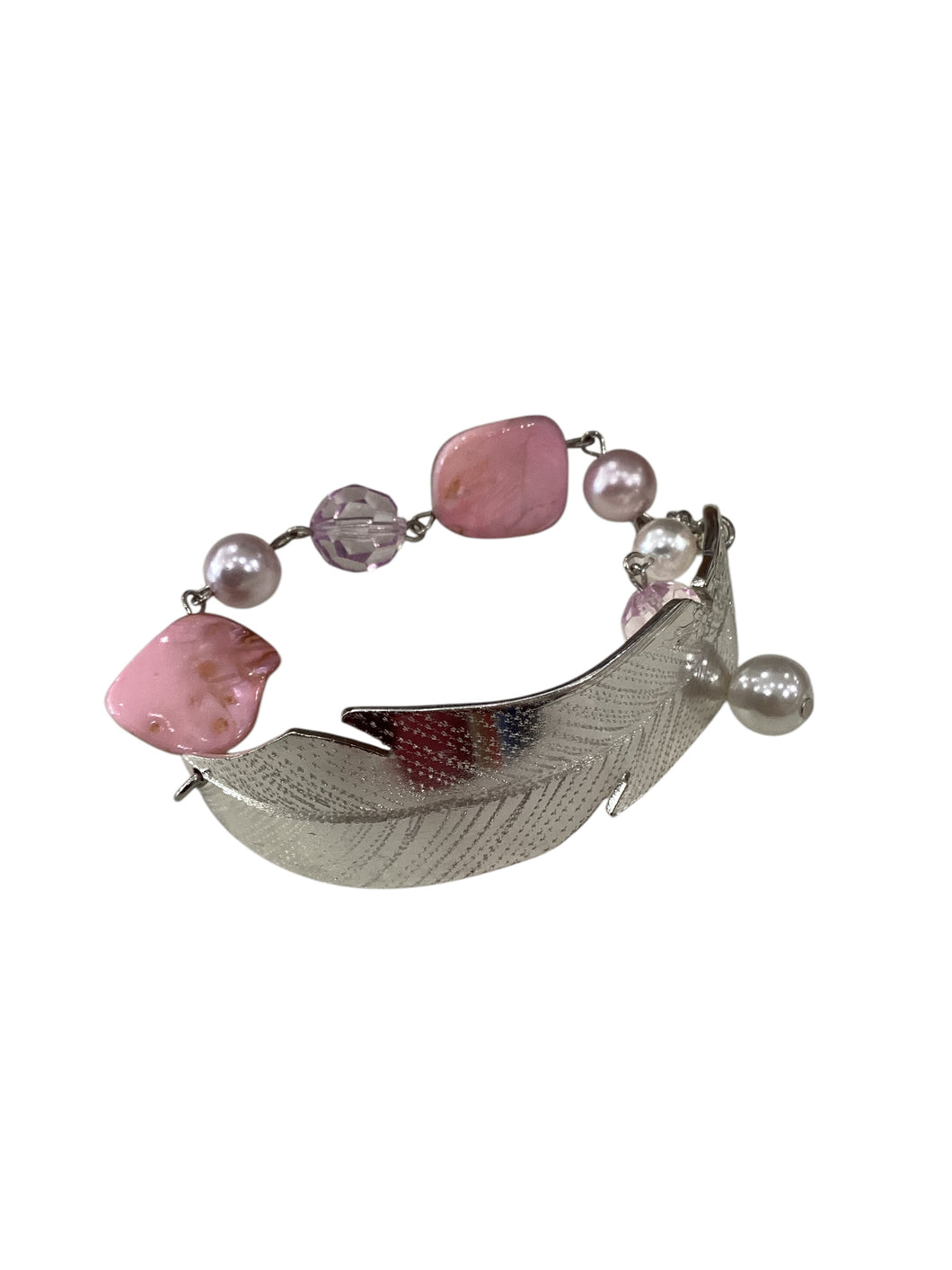 Silver Feather Bracelet