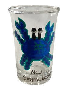 Shot Glass - Blue Crab