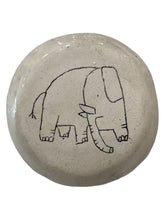 Elephant Dish - White