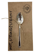 Hot, Strong and Steamy" Coffee Spoon Stamped Servingware