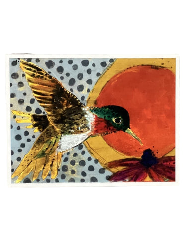 Ruby Red Throat Hummingbird - Print - 5