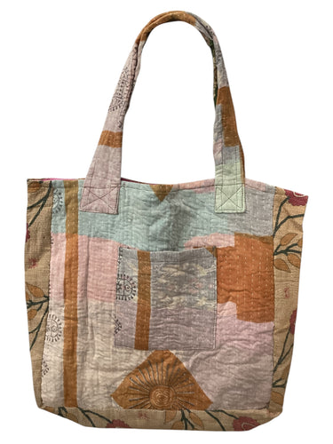 Kantha Pocket Tote Bag