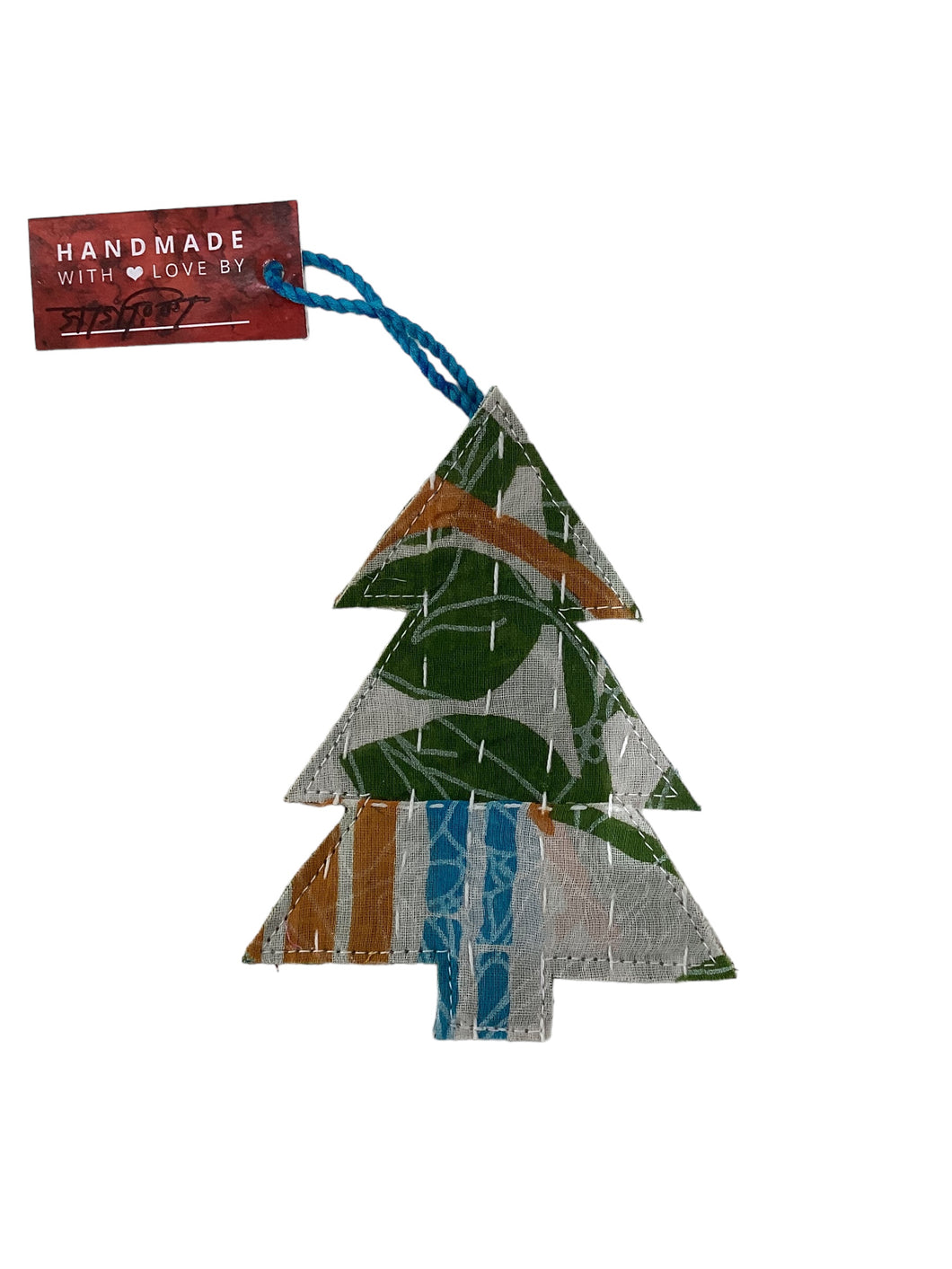 Kantha Christmas Tree Ornament