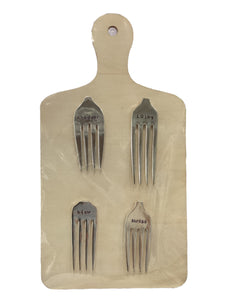 Cheese Marker Fork Set