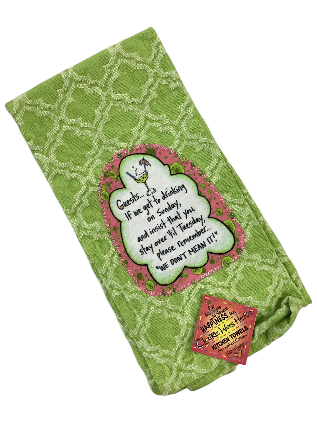 #37 Tea Towel - Guests Drink