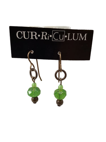 Bright Green Earrings