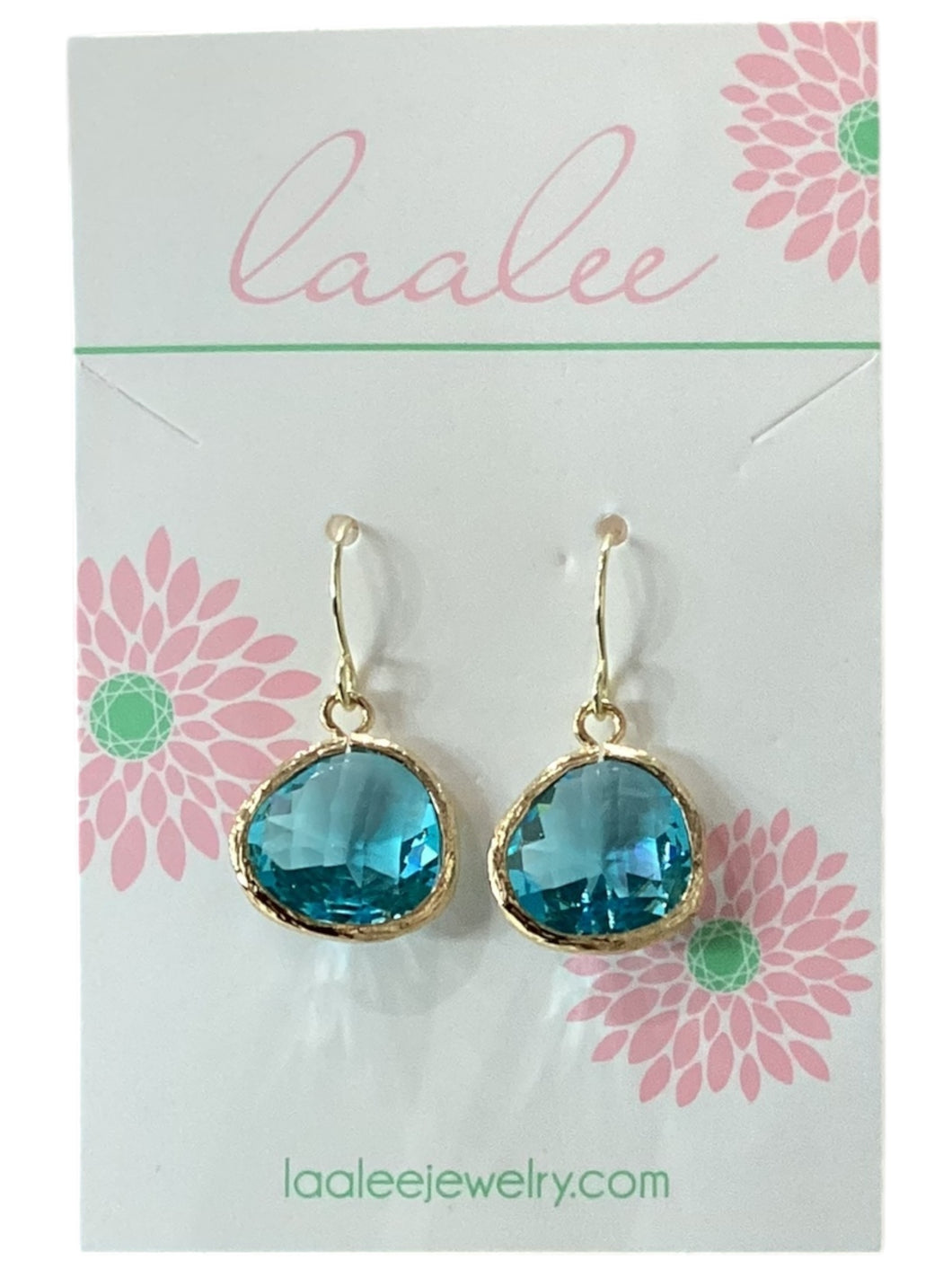 Aquamarine Blue Earrings