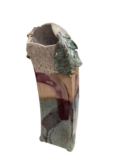 Large Vase w/ Leaves