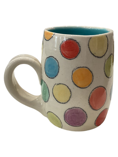 Large Polka Dot Mug - Multi-Color