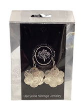 Silver Plate Disk Earrings