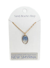Custom Sand Necklace Wave -Gold