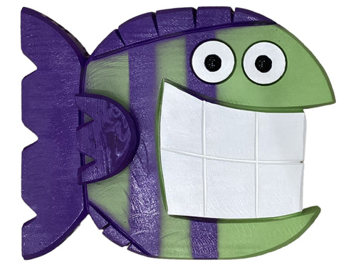 Fish - Purple/Green