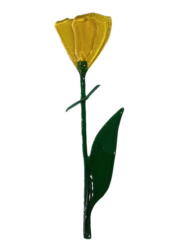 Single Stem Suncatcher - Yellow