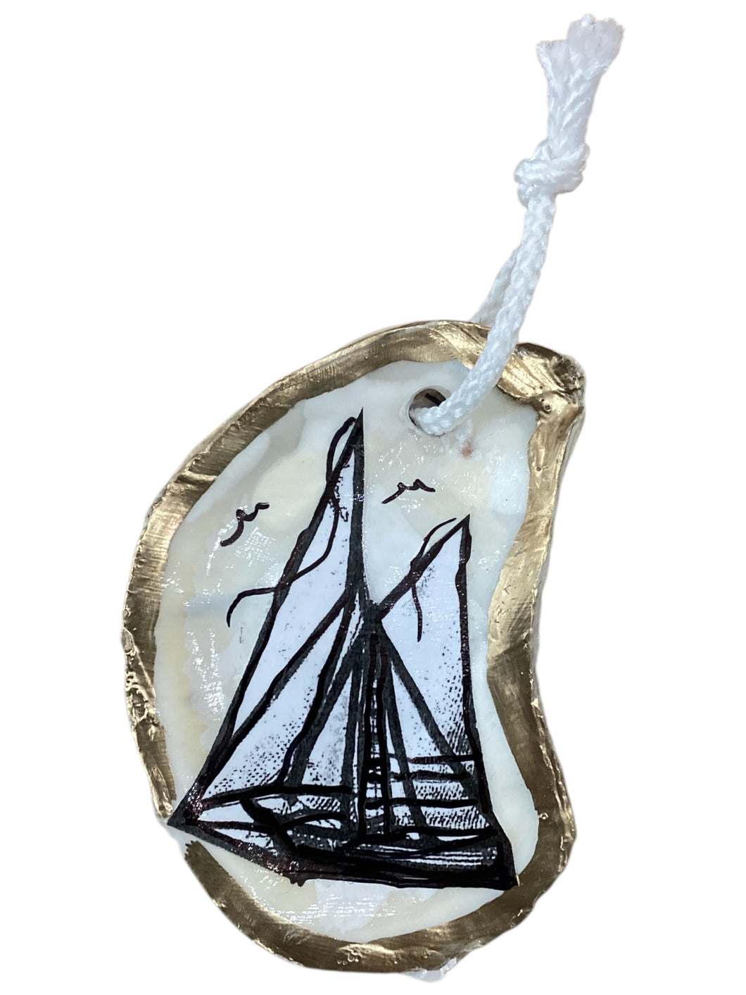 Ship Oyster Ornament