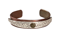 Silver/Copper Cuff Bracelet