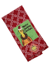 #C9 Tea Towel - Merry Clucking Christmas