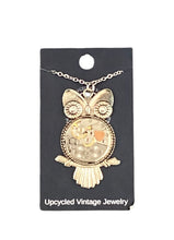 Steampunk Owl Movement Necklace