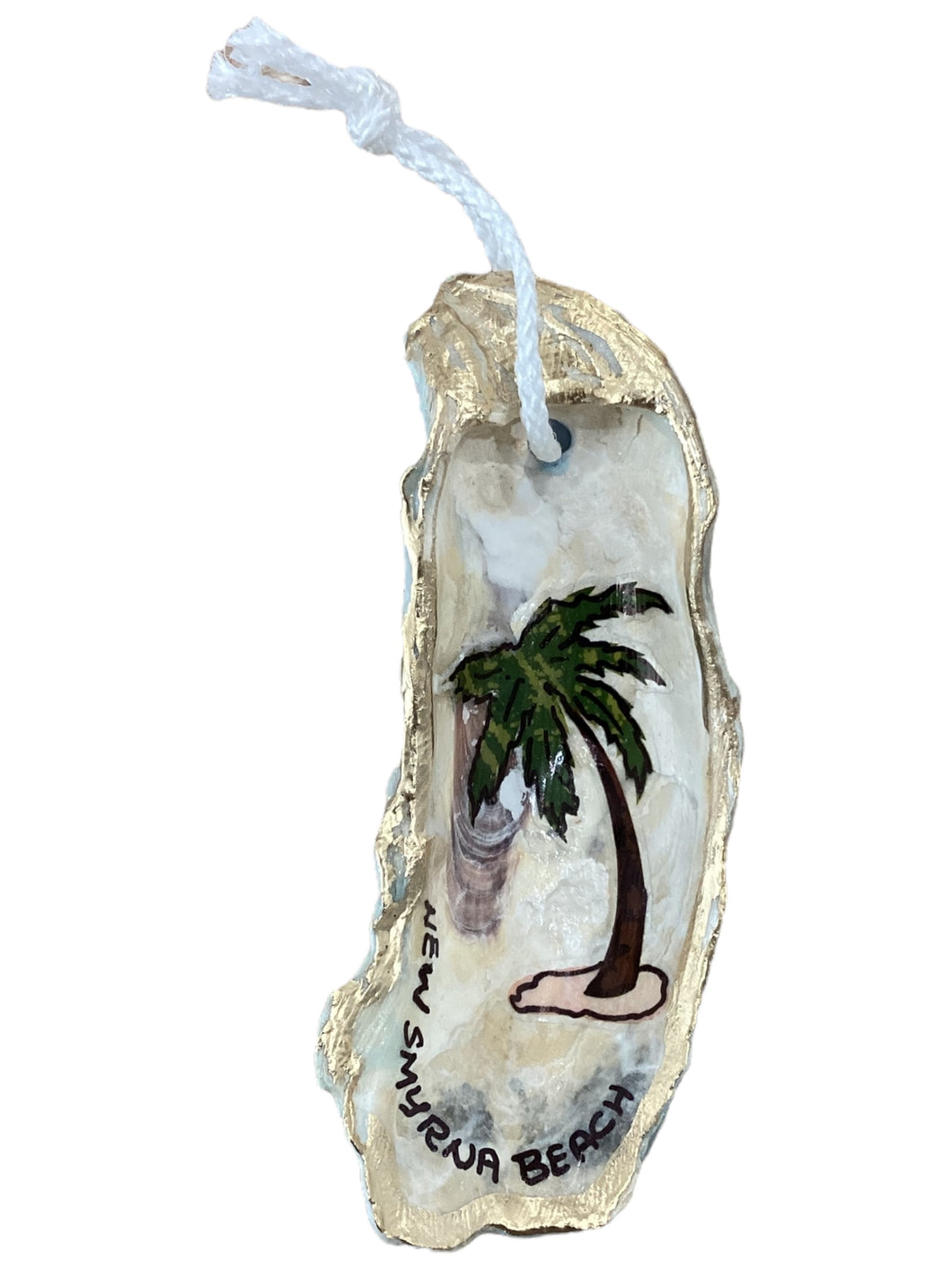 Palm Tree Oyster Ornament