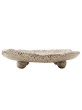 White with Speckled Soap Dish