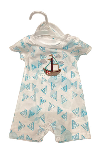Boys Sailboat 2 pc Outfit 9 M