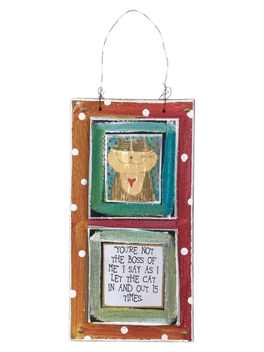 Cardboard Plaque - 