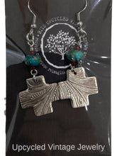 Silver Plate Disk Earrings