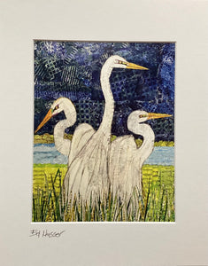 Trio of Herons - Print